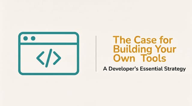 The Case for Building Your Own Tools