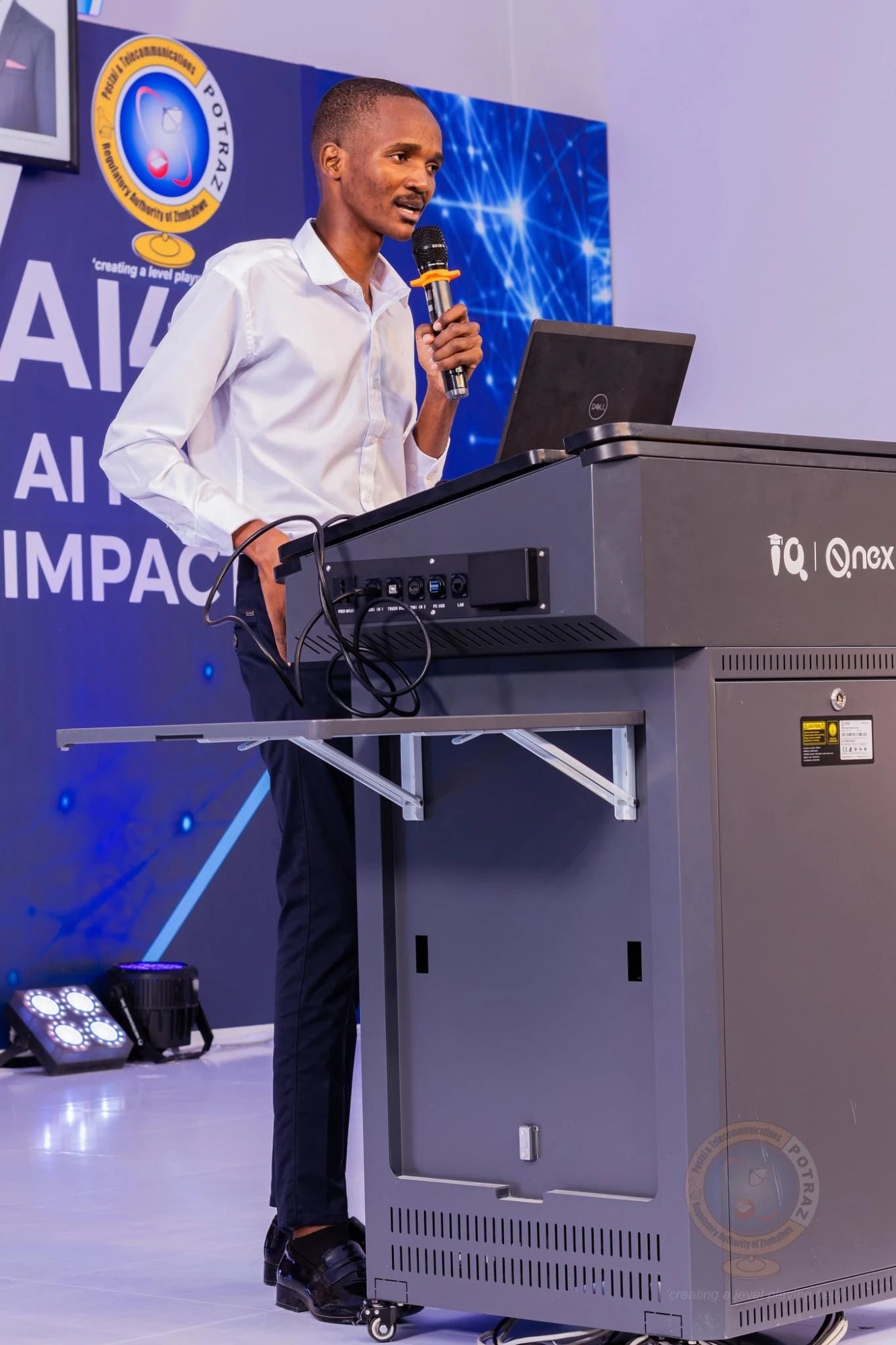 Pitching Inzwi during the AI4I 2026 boot camp